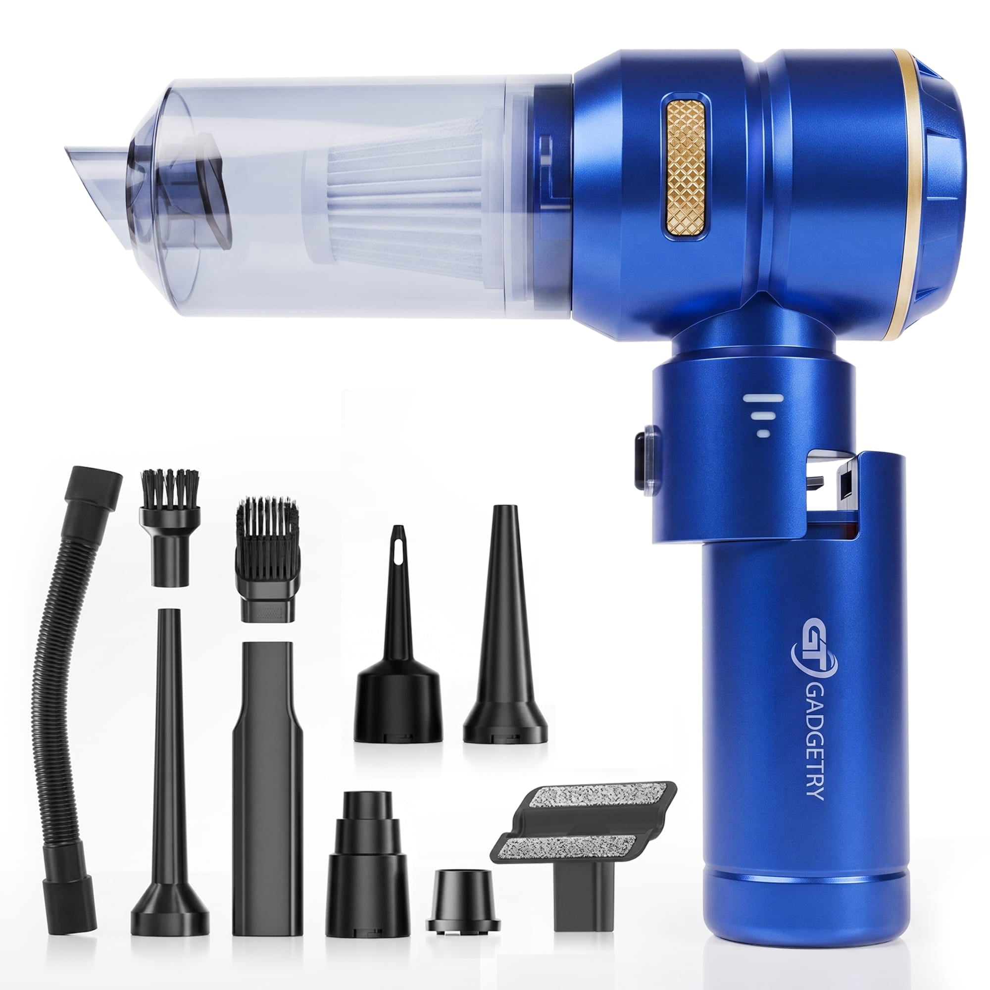 Portable Car Vacuum Cleaner with 7500mAh Battery 4 in 1, 18000Pa, 3 Speeds, 100W