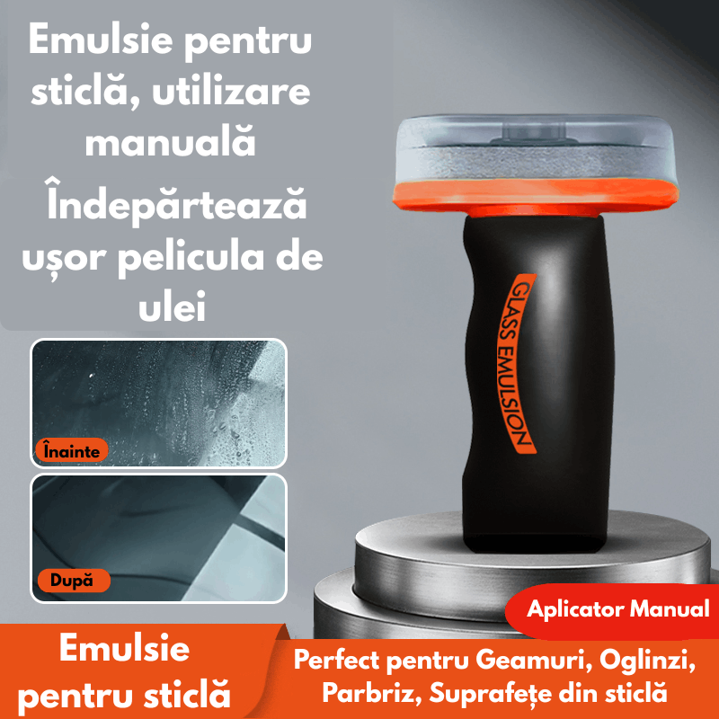 Window Emulsion, Improves Windshield Clarity, Removes Oily Film and Dirt Traces