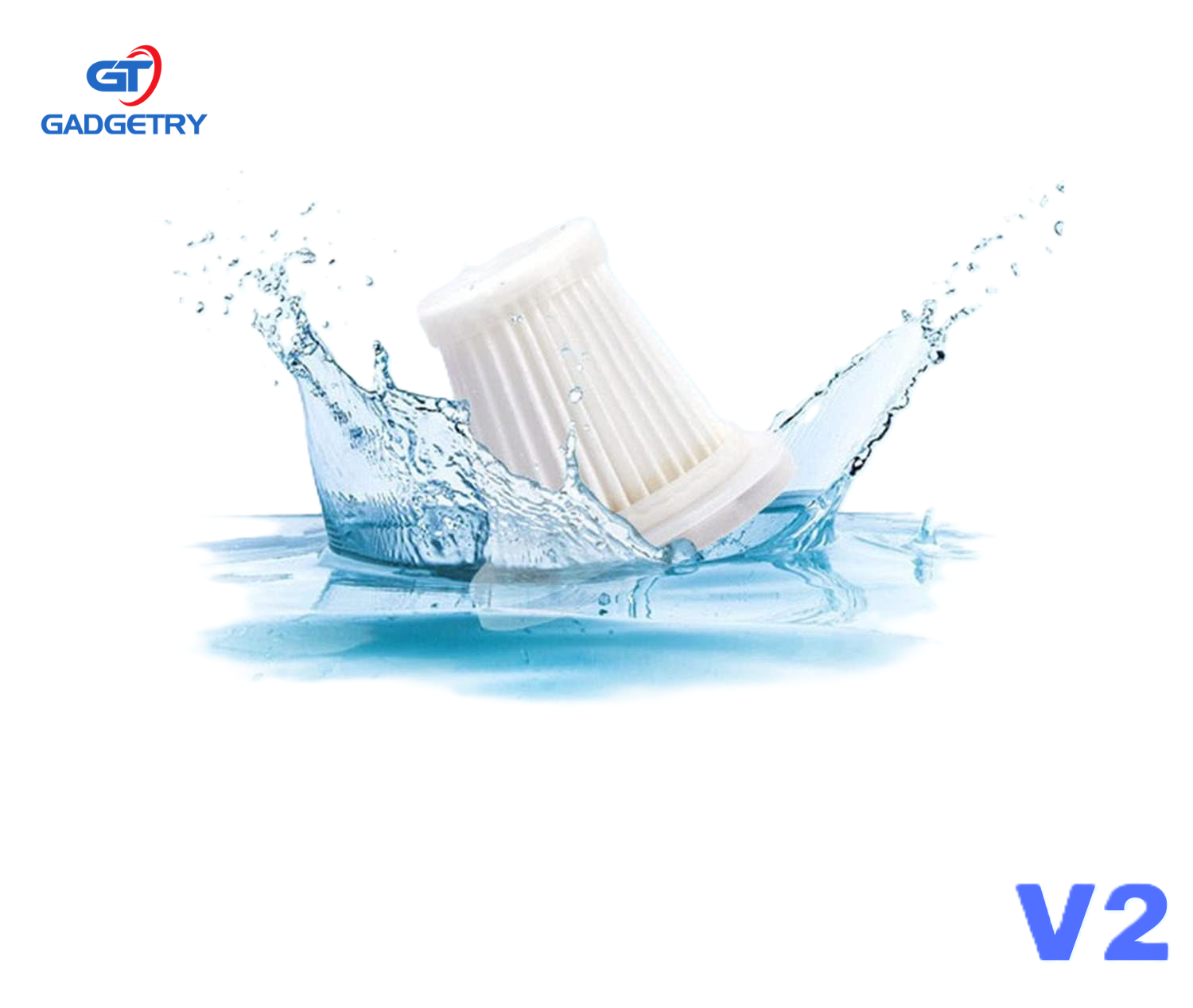 Set 3 Filtre HEPA pentru Aspiratorul Auto Portabil Gadgetry V2 Albastru