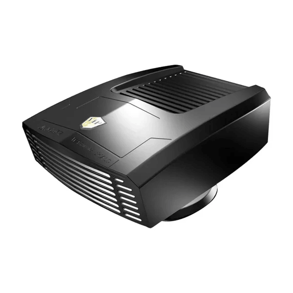 Gadgetry 12v Car Heater, Cabin Heating Mode, Windshield Defogger, Black Color
