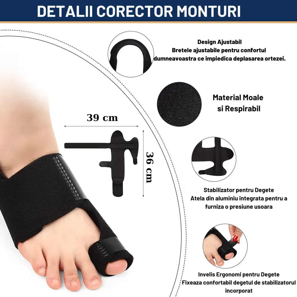 orteze pentru corectarea monturilor