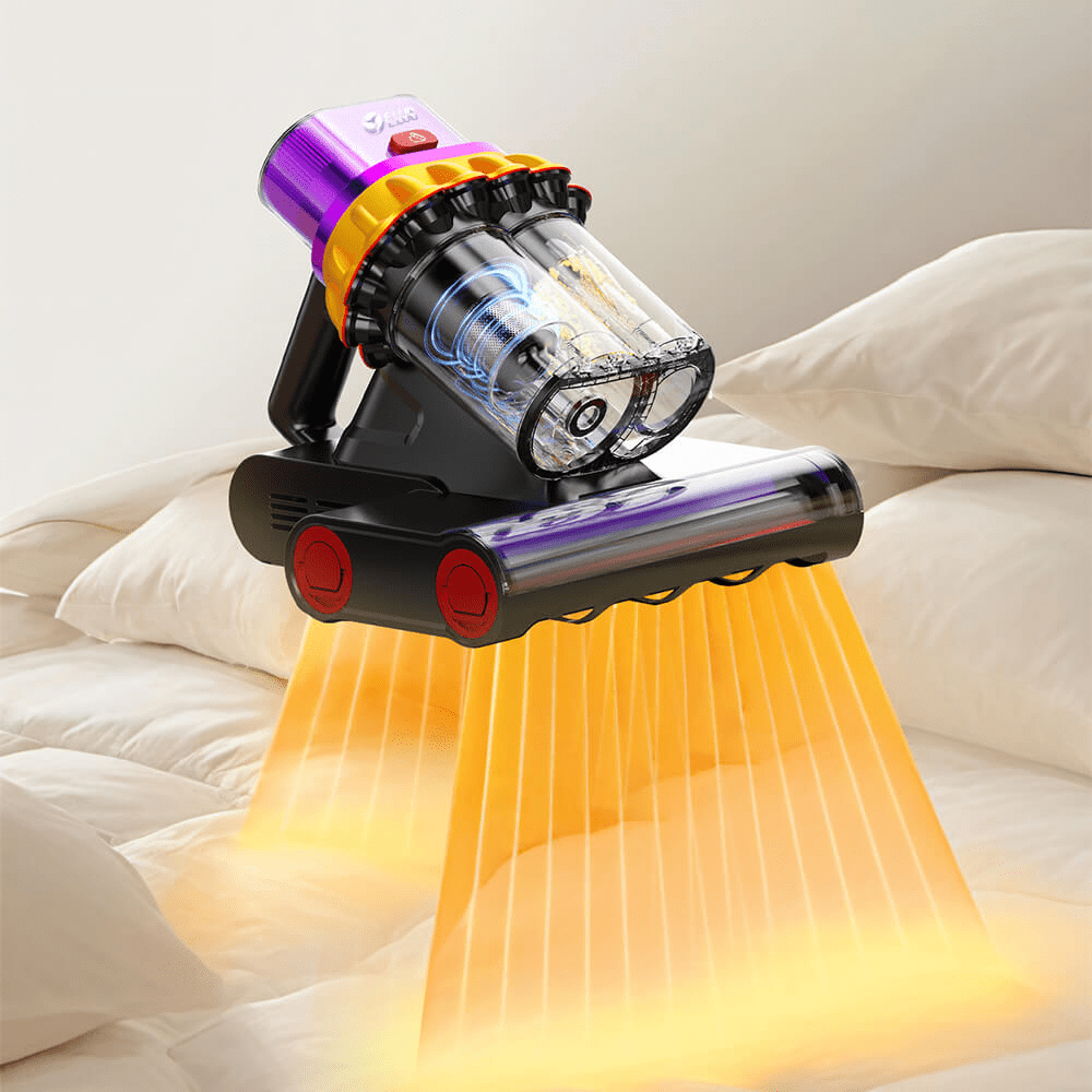 RESEAL: Gadgetry Mattress and Upholstery Vacuum Cleaner, Anti-Dust UV Bed Vacuum Cleaner
