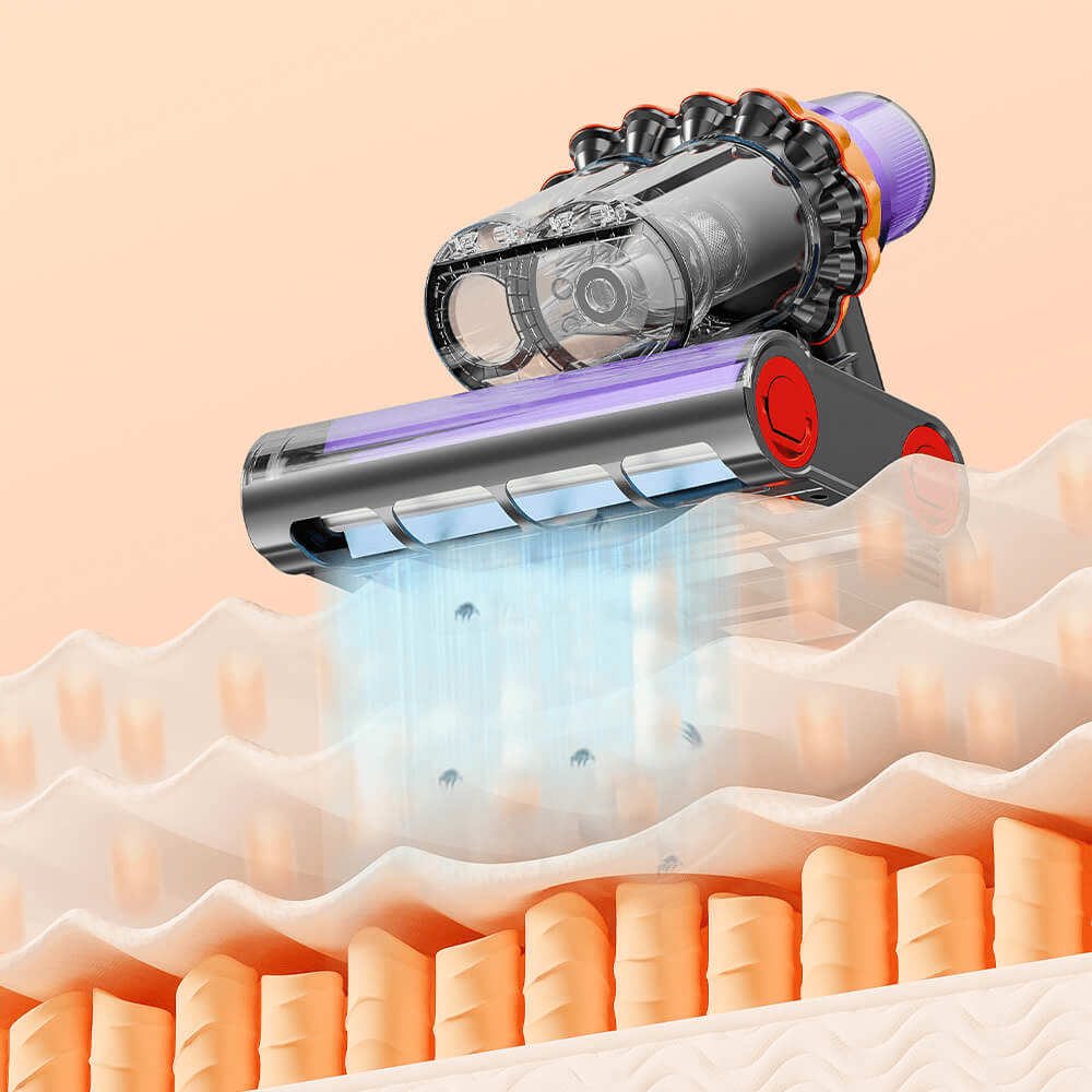 RESEAL: Gadgetry Mattress and Upholstery Vacuum Cleaner, Anti-Dust UV Bed Vacuum Cleaner