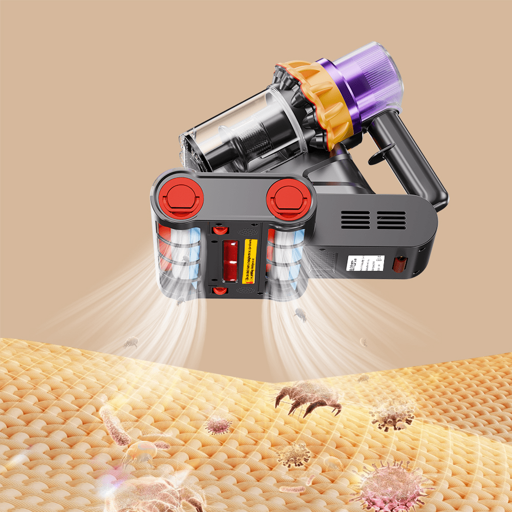 RESEAL: Gadgetry Mattress and Upholstery Vacuum Cleaner, Anti-Dust UV Bed Vacuum Cleaner