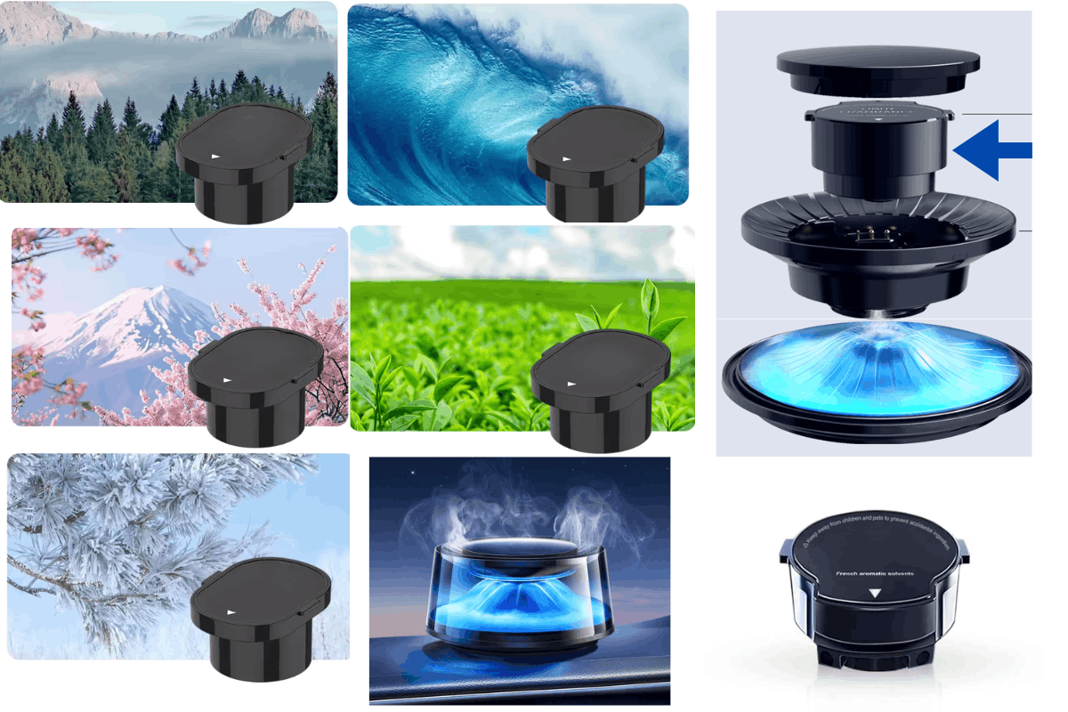 Reserve Essence Car Air Freshener, Gadgetry Aromatherapy Diffuser Volcano Type