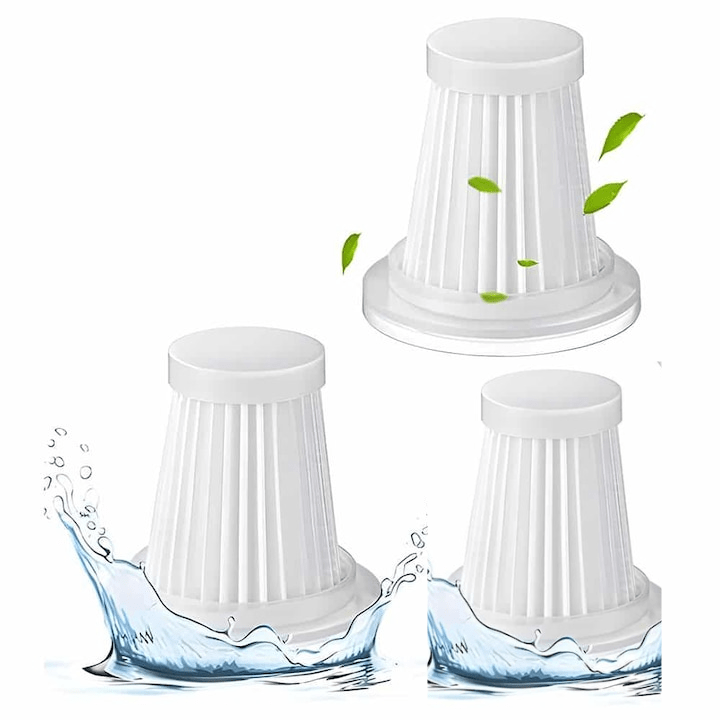 Set of 3 HEPA Filters for the Gadgetry Portable Car Vacuum Cleaner