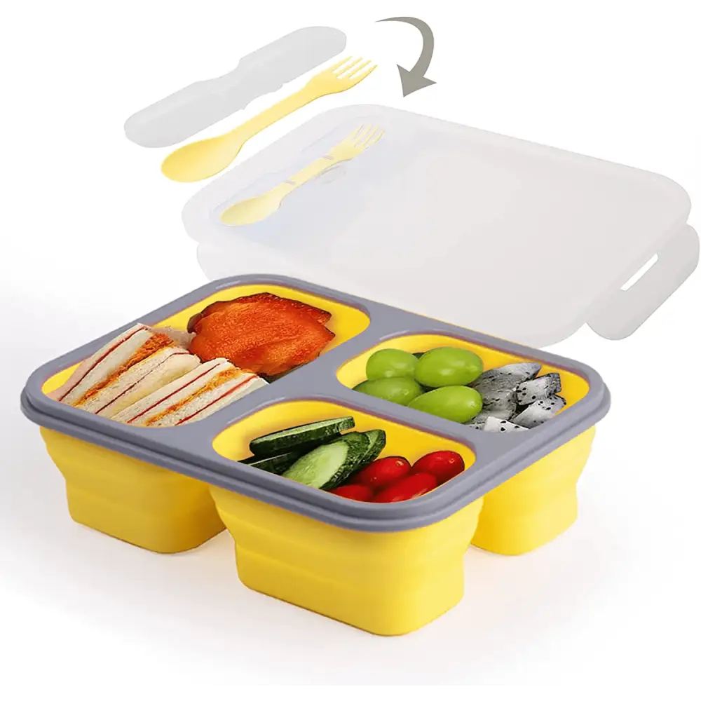 Caserola Pliabila cu 3 Compartimente