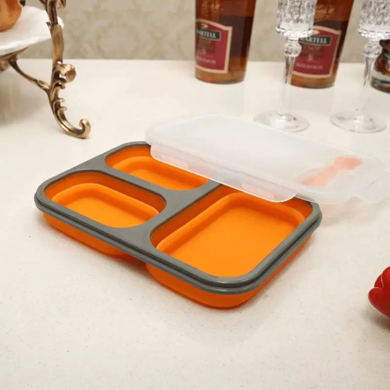 Caserola Pliabila cu 3 Compartimente