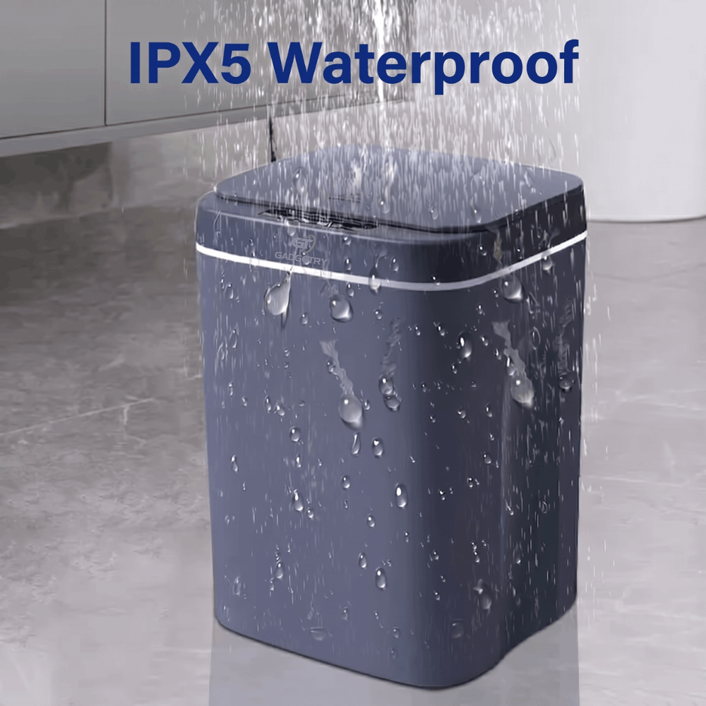 Gadgetry Automatic Sensor Trash Can with LED, 16L Capacity