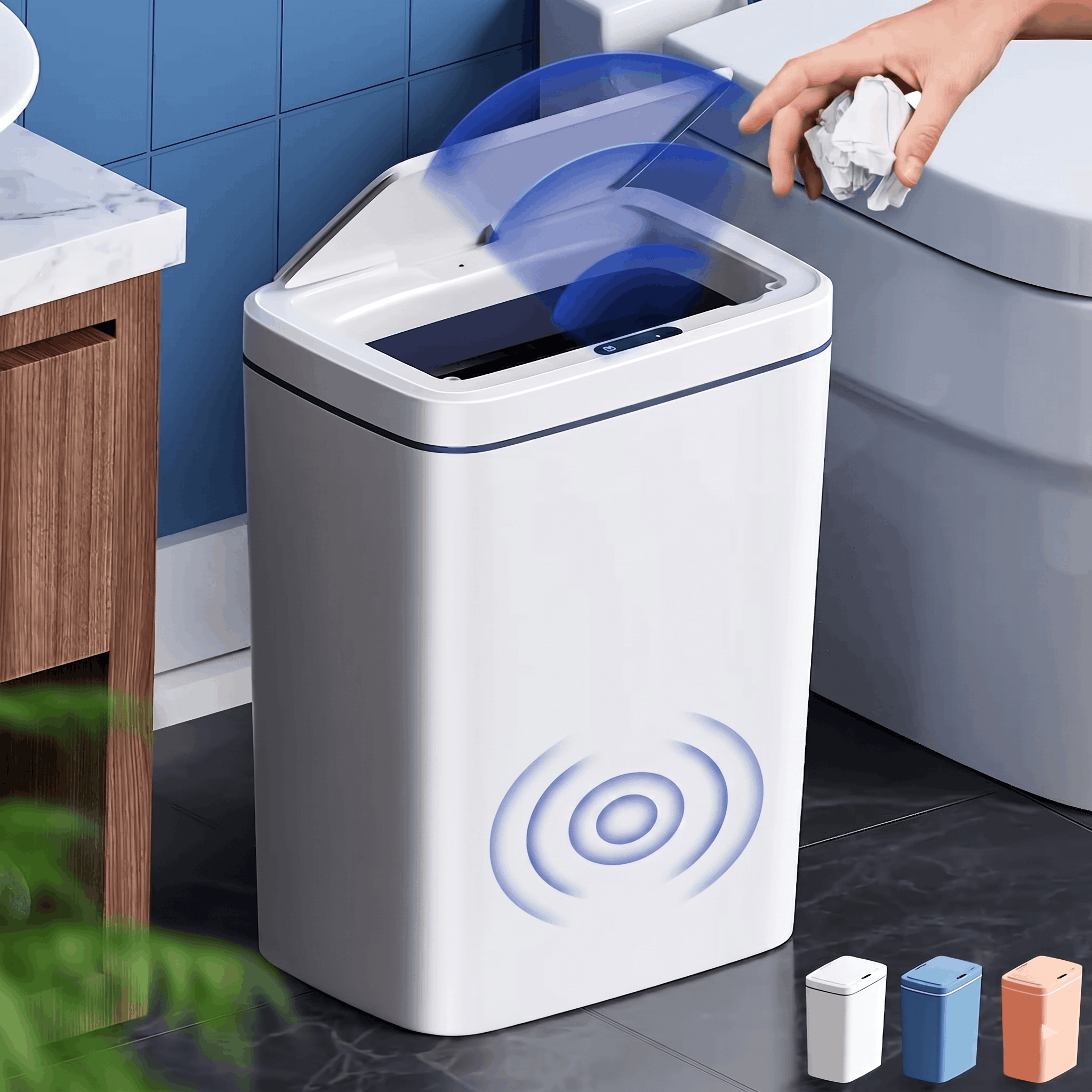 Gadgetry Automatic Sensor Trash Can, 16L Capacity