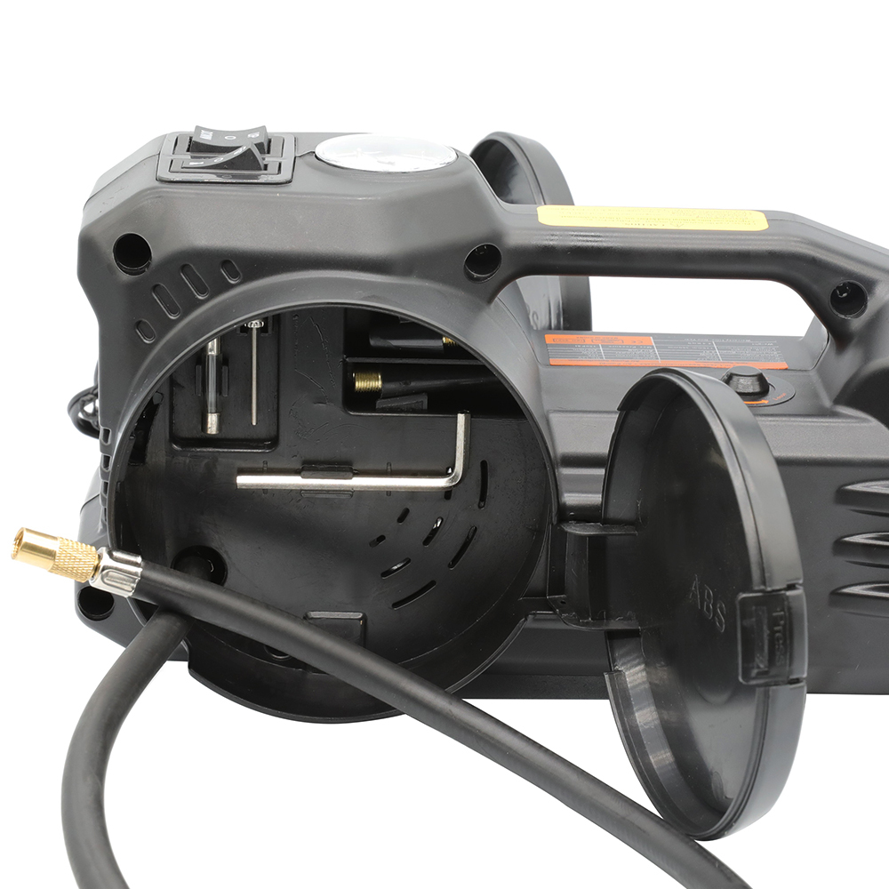 Gadgetry Cric Auto Electric de Podea, 5 Tone Hidraulic, cu Pompa de Umflare Anvelope si Indicator de Presiune