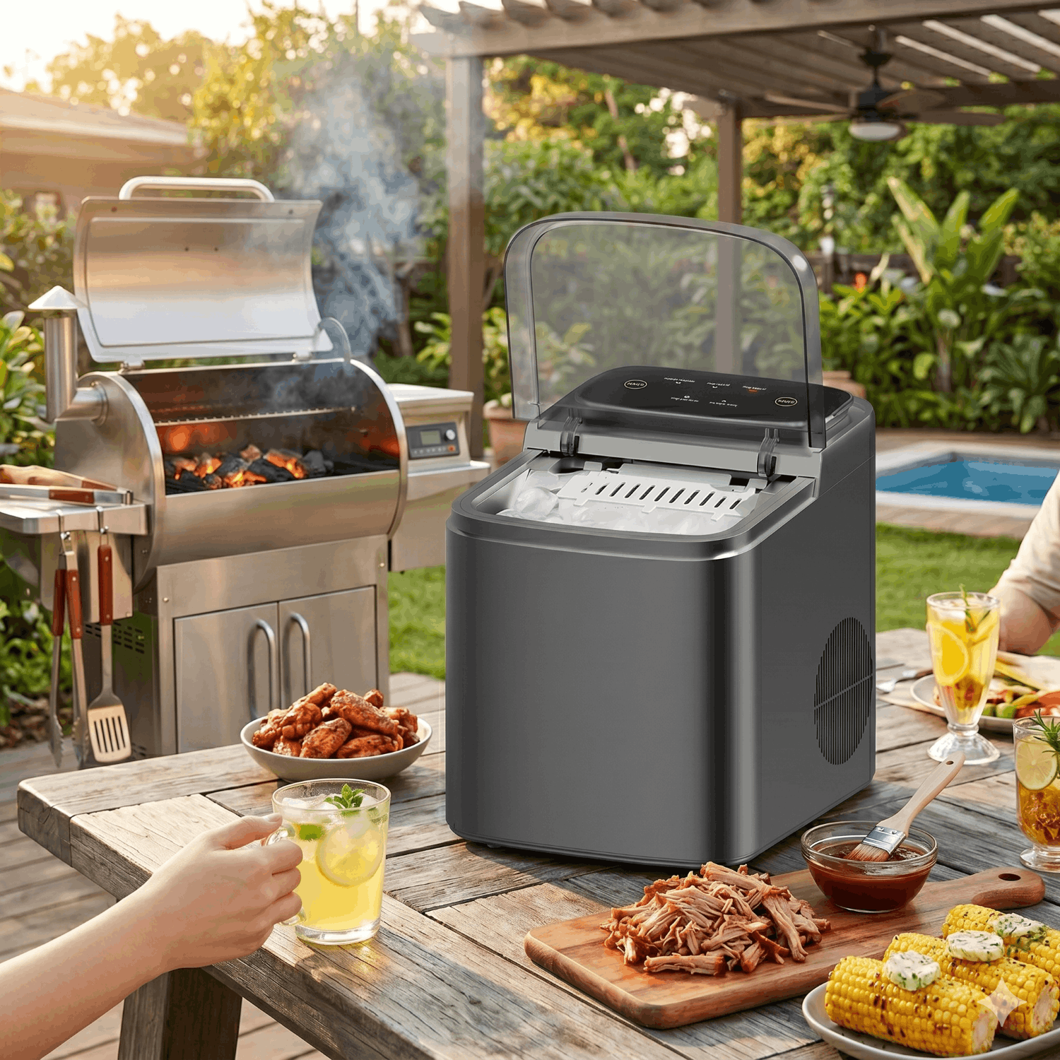 Masina de Gheata Electrica , 100W, Rezervor 1.3L