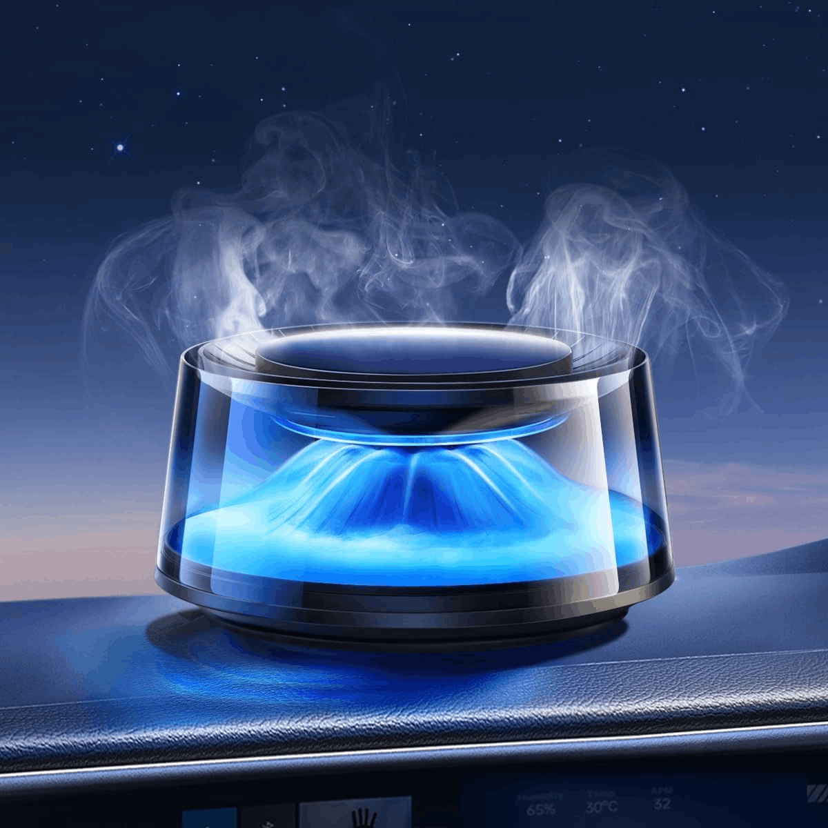 Car Air Freshener, Gadgetry Volcano Type Aromatherapy Diffuser