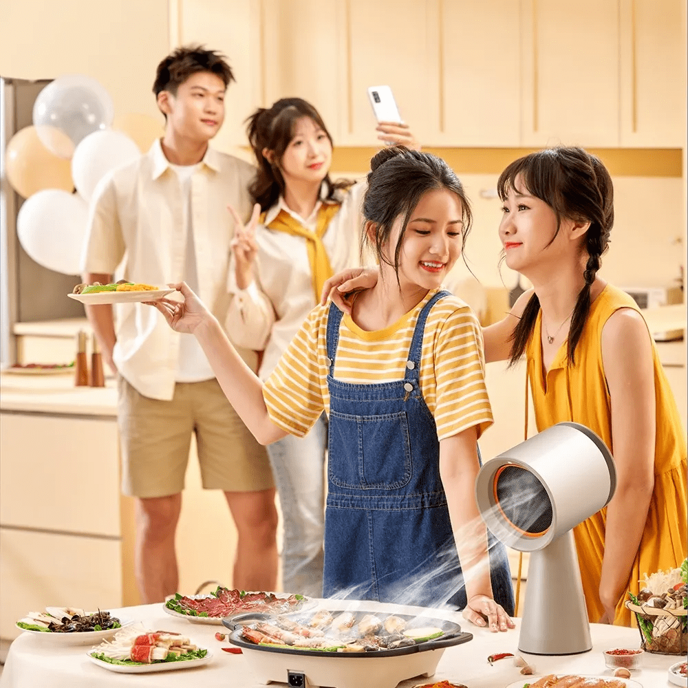 RESEAL: Gadgetry Mini Portable Hood, Powerful Absorption, Air Recirculation, Carbon and Aluminum Filter (Copy)