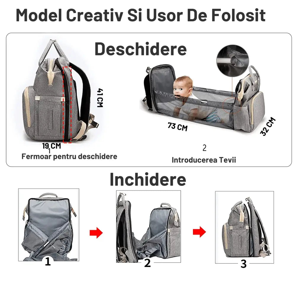 Rucsac Multifunctional Extensibil