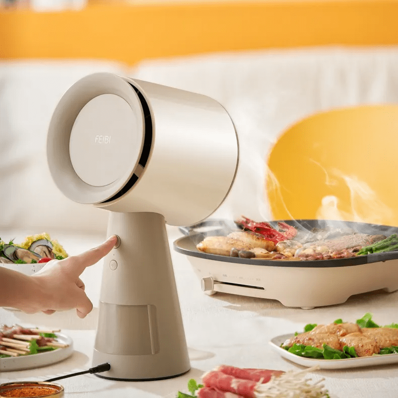 RESEAL: Gadgetry Mini Portable Hood, Powerful Absorption, Air Recirculation, Carbon and Aluminum Filter (Copy)