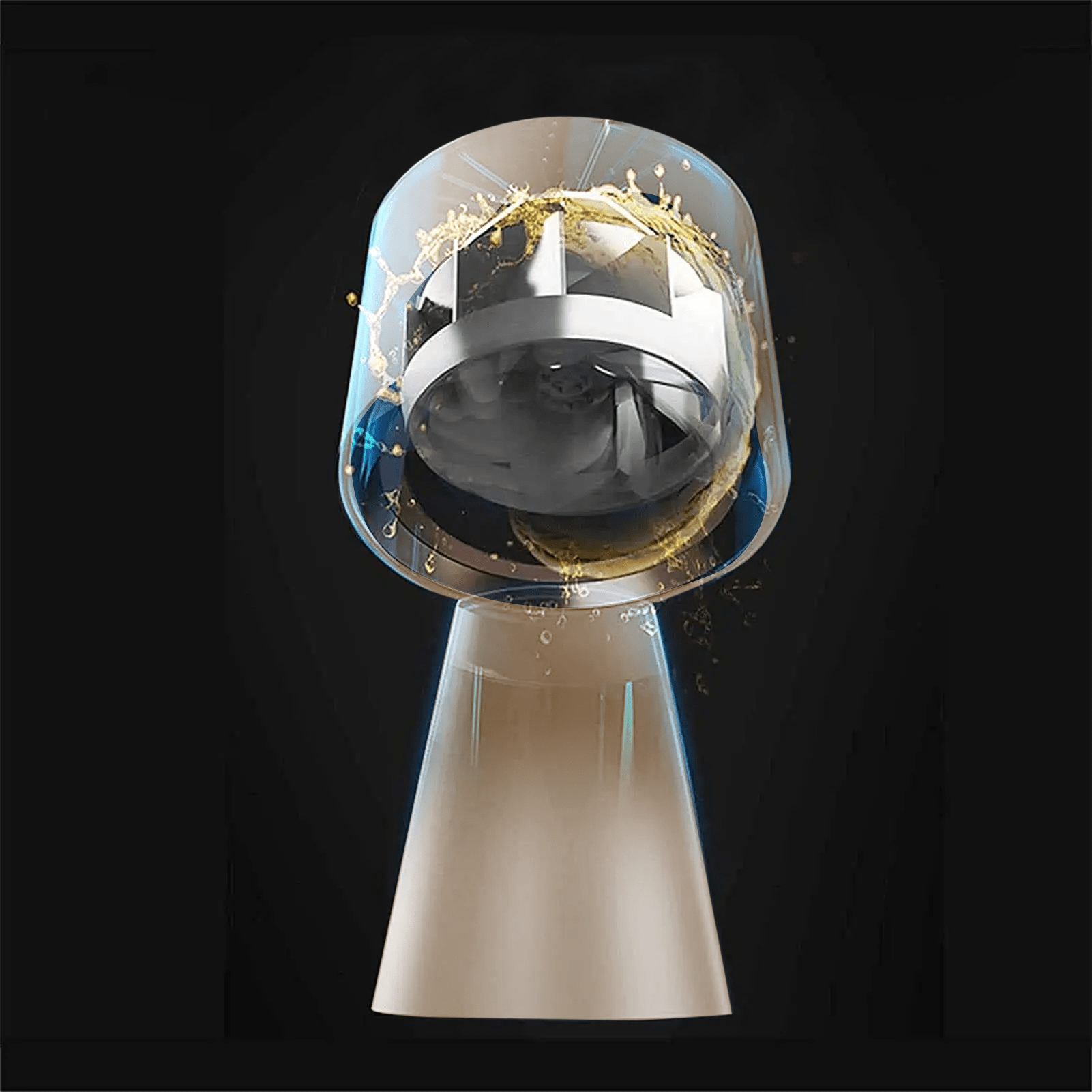 RESEAL: Gadgetry Mini Portable Hood, Powerful Absorption, Air Recirculation, Carbon and Aluminum Filter (Copy)