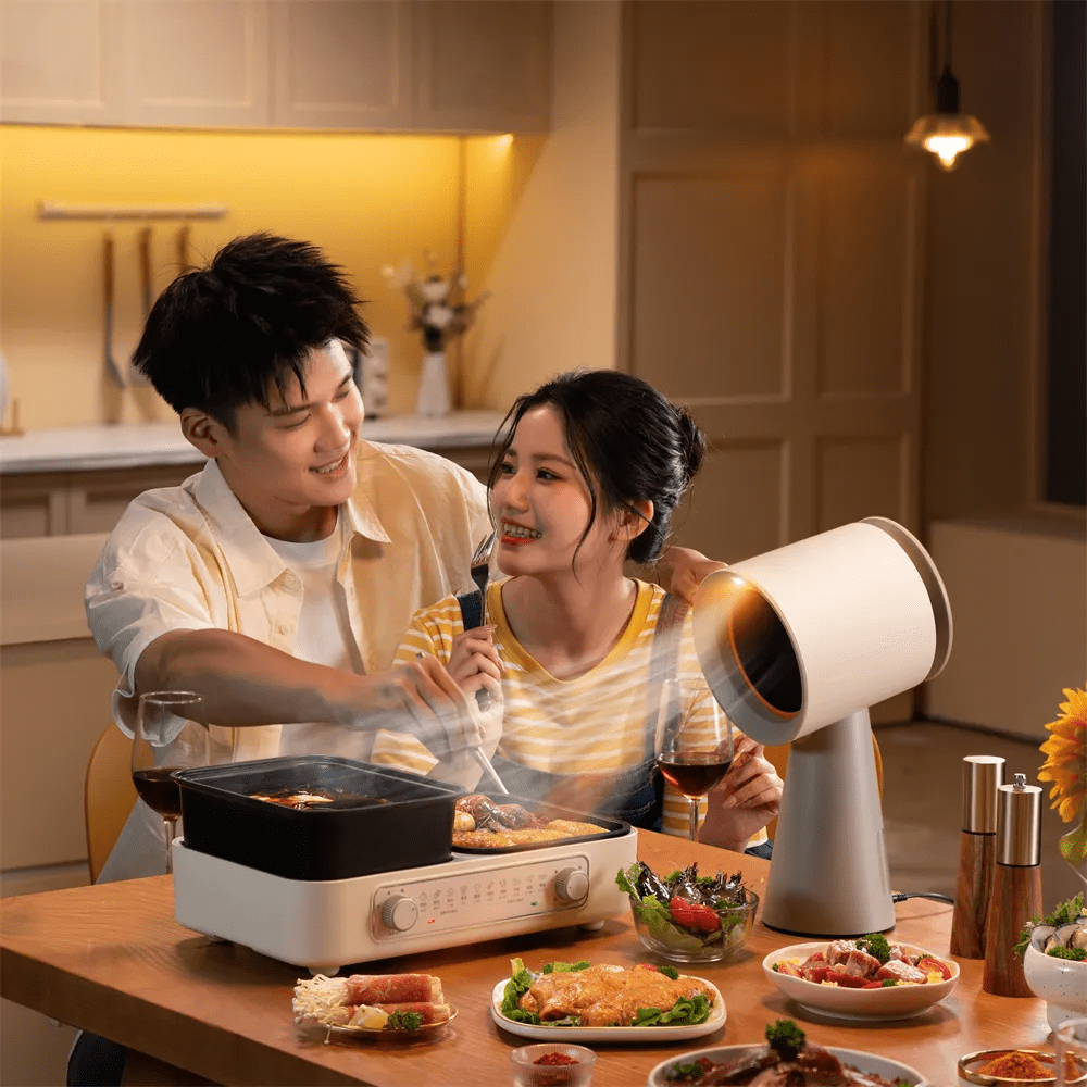 RESEAL: Gadgetry Mini Portable Hood, Powerful Absorption, Air Recirculation, Carbon and Aluminum Filter (Copy)