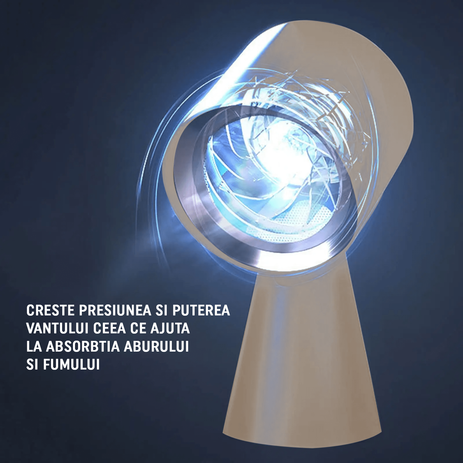 RESEAL: Gadgetry Mini Portable Hood, Powerful Absorption, Air Recirculation, Carbon and Aluminum Filter (Copy)