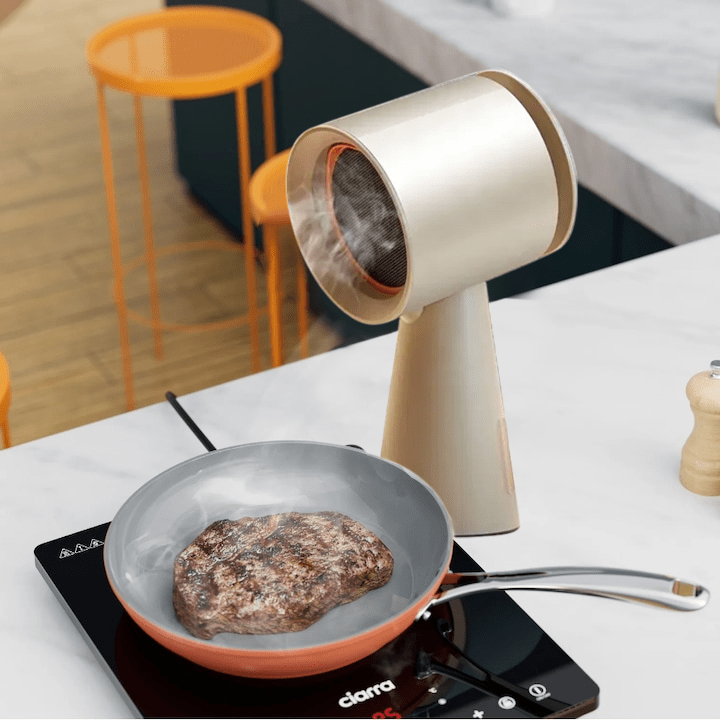 RESEAL: Gadgetry Mini Portable Hood, Powerful Absorption, Air Recirculation, Carbon and Aluminum Filter (Copy)