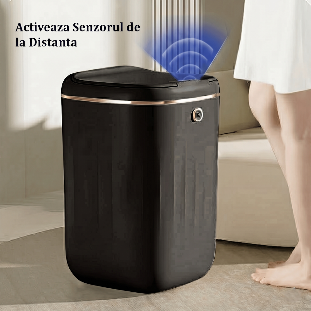 Cos de Gunoi cu Senzor si Led Gadgetry, Capacitate 20L